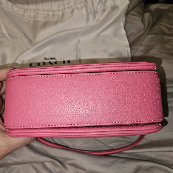 Authentic New Coach Cassie 19 Petunia Pink with Heart Strap -SOLD - Picture 9 of 12